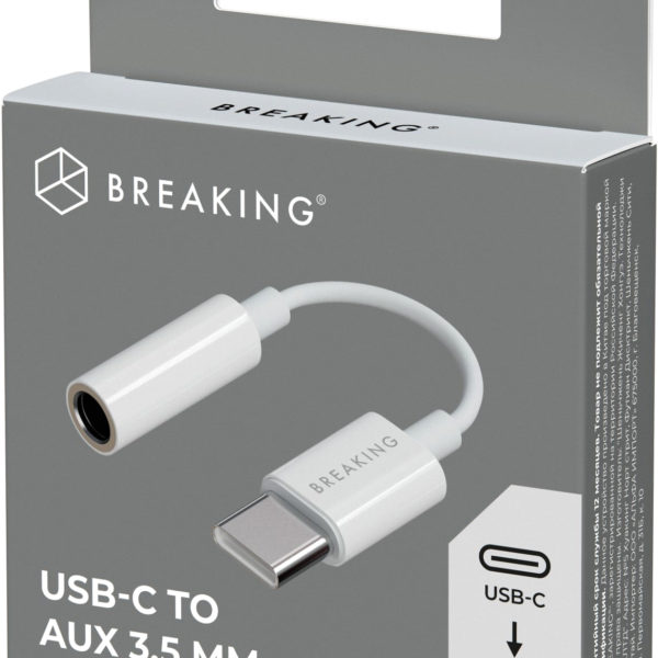 AUX переходник Breaking Type-c