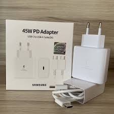 СЗУ Samsung 45W + кабель white
