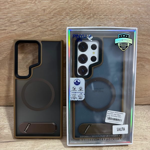 Чехол с подставкой Samsung s24 ultra + magsafe №19511