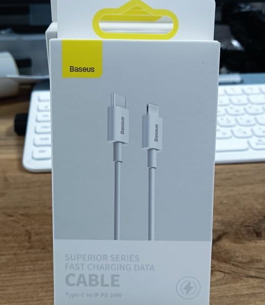 USB-C -Lightning Baseus Superior 1m, TPE, white